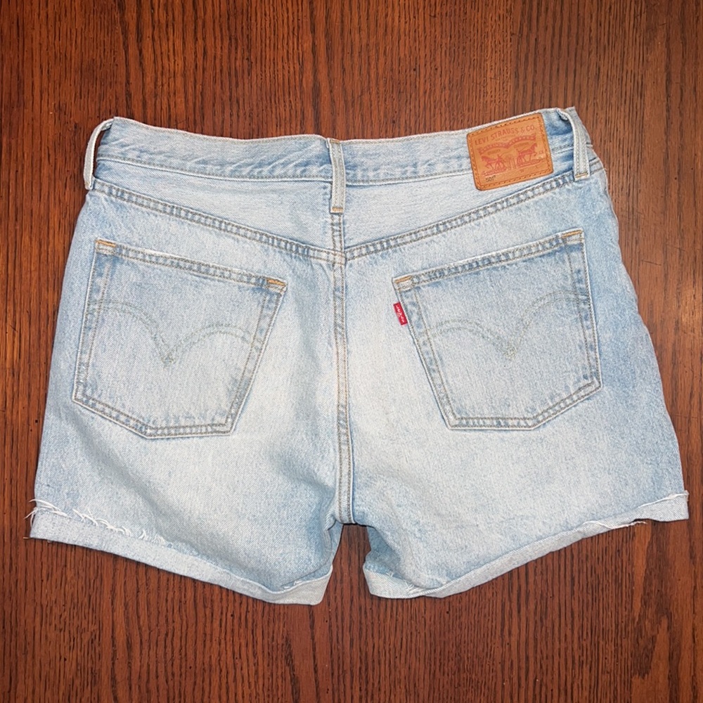 Levi Strauss jean shorts! 31 in. My favorite pair just slightly too big
